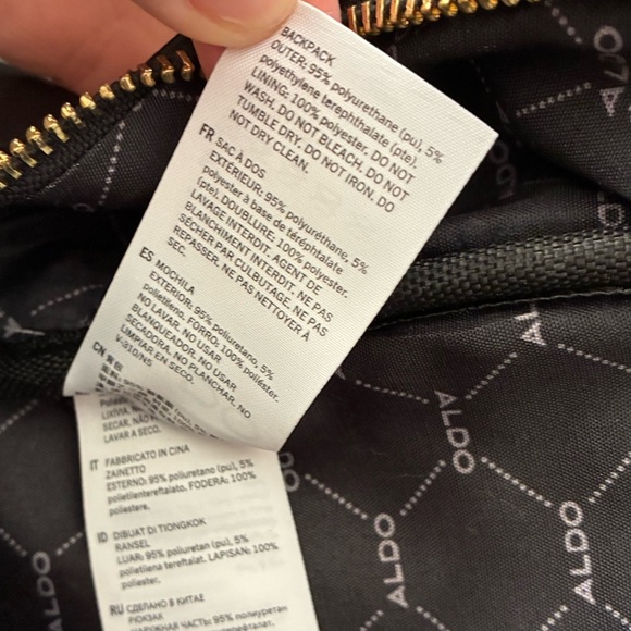 Aldo Elegant Black Backpack - Picture 16 of 16